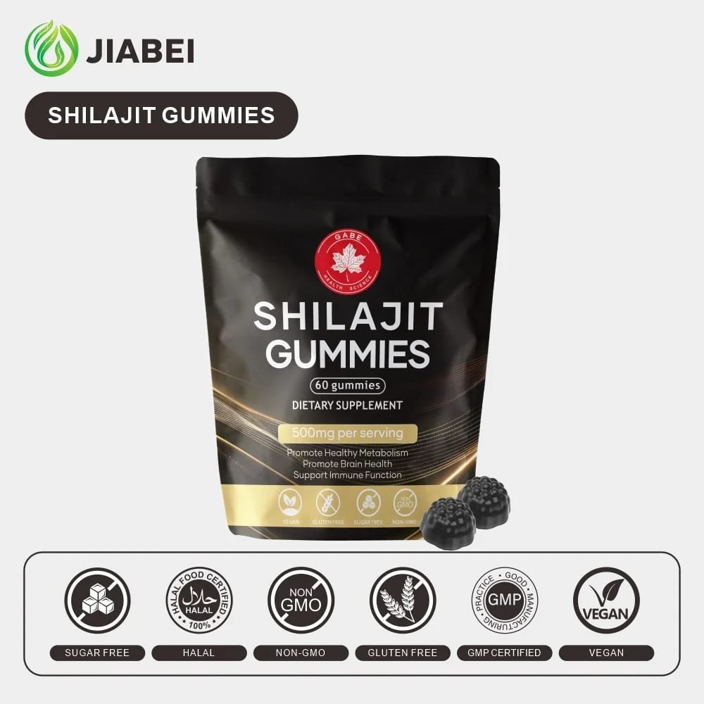 Supplements Shilajit Gummy Vitamins Promote Healthy Metabolism Brain Health — view 2